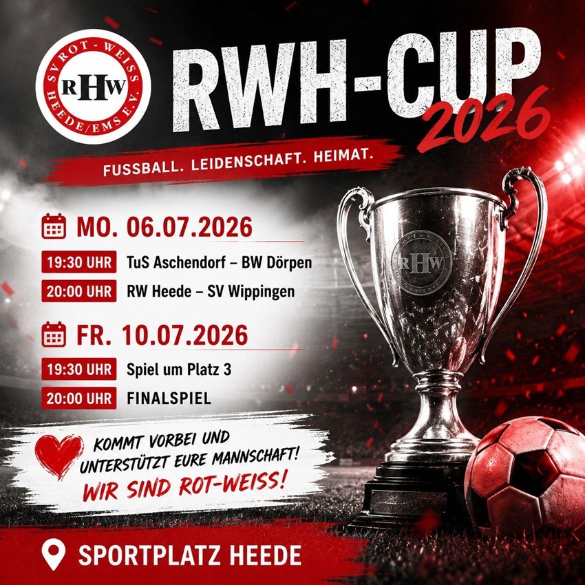 RWH Cup 06 07 2026 und 10 07 2026